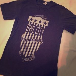 Owl City concert tee
